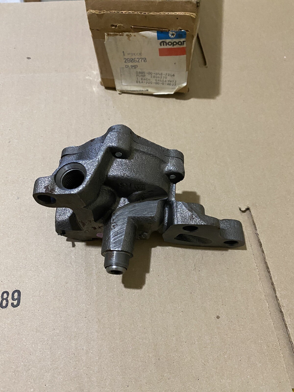 NOS DODGE TRUCK MOPAR OIL PUMP 2806270 eBay