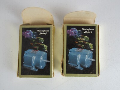 Vintage Westinghouse Life Line Advertising Lot of 2 Decks of Cards (See Details)
