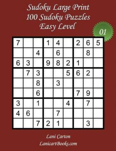 sudoku large print easy level n 1 100 easy sudoku puzzles puzzle big 9781974349494 ebay