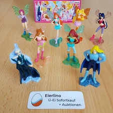 TOP KINDER SURPRISE SET - Winx Club - MINT 1.3" figurines