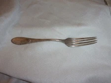 Vintage BSF Inox Silver plate Salad Fork Platura 2 8.75"