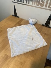 Precious First blue bear  Lovey Security Blanket Lovely Soft
