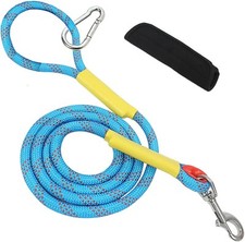 Large Dog Leash 6FT Heavy Duty Heavy Duty Rope Strong Training Leash Blue NEW