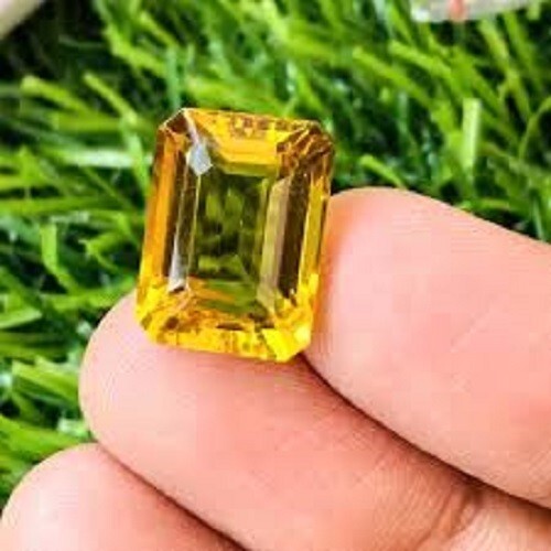 Natural White Sapphire Gold Ring – 6.25 Carat Adjustable Safed Pukhraj Gemstone - View #7