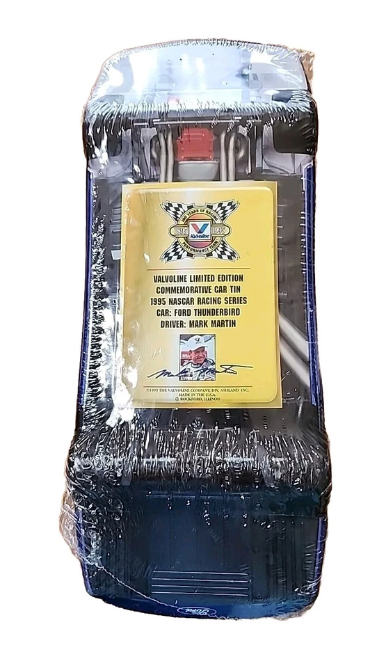 Lata de coche Valvoline 100 años 1995 Nascar Racing Mark Martin Thunderbird buen año Foto 4 de 4