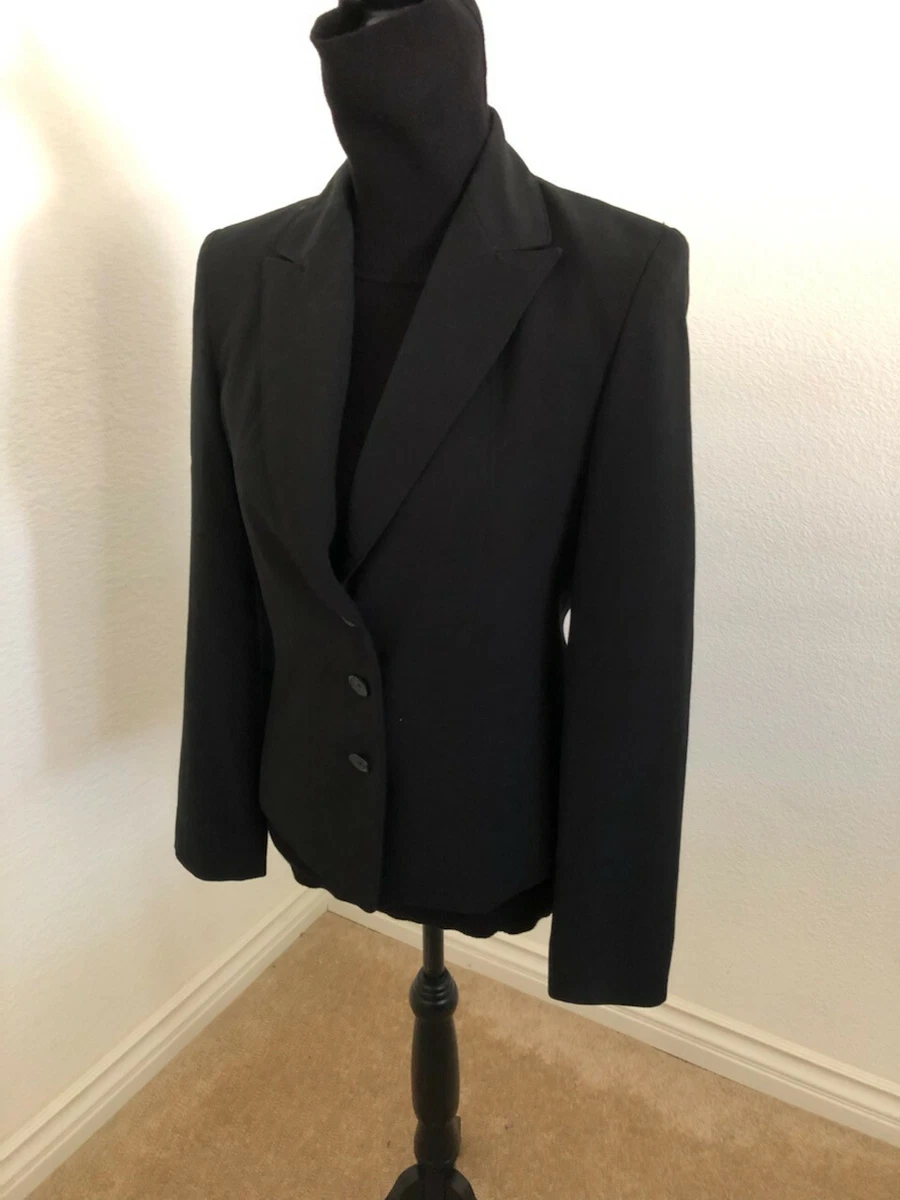 Jupe Tailleur Noir Et Gris Hillard & Hanson - Taille 8/10 - Style Professionnel