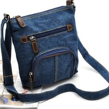 Damentasche Jeans Style lässige Umhängetasc...