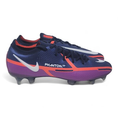 Nike Phantom GT2 Elite FG Soccer Cleats Men's Sizes Navy/Purple CZ9890-415 NWB