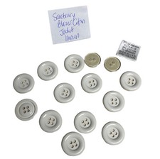 14 Sanctuary Replacement Buttons from Womens White Blazer Jacket Crop Large READ