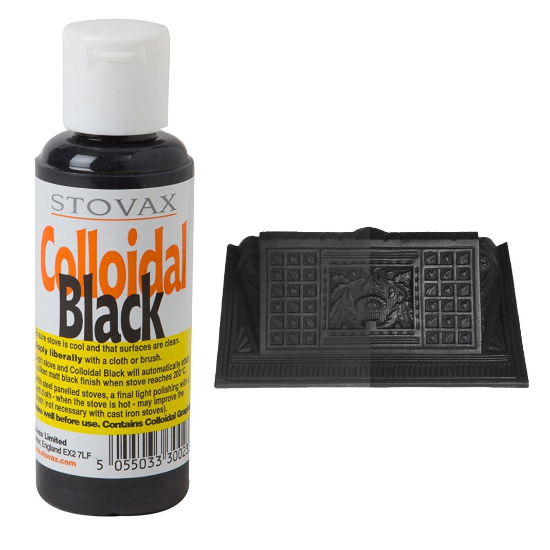 Stovax Stove Black Graphite Polish Protector Flue Chimney Glass Cleaner  Slate | eBay