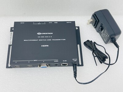 USED - CRESTRON HD-MD-400-C-E Multiformat Switch and Receiver / FREE SHIPPING