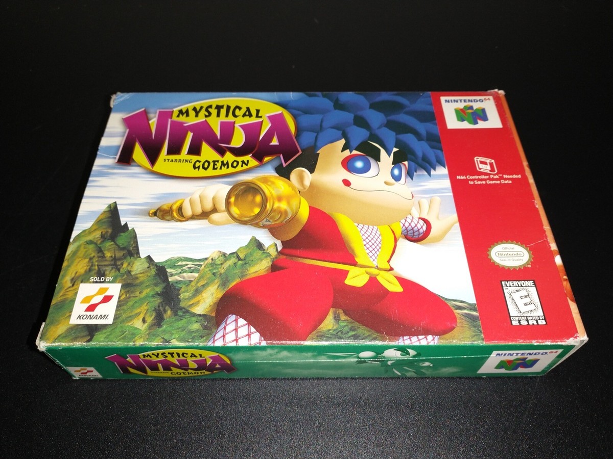 Mystical Ninja Starring Goemon Nintendo 64 N64 EXMT+ condition