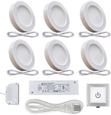VST Under Cabinet Lights Plug in with Wired Touch Dimmer Switch,Recessed or S...