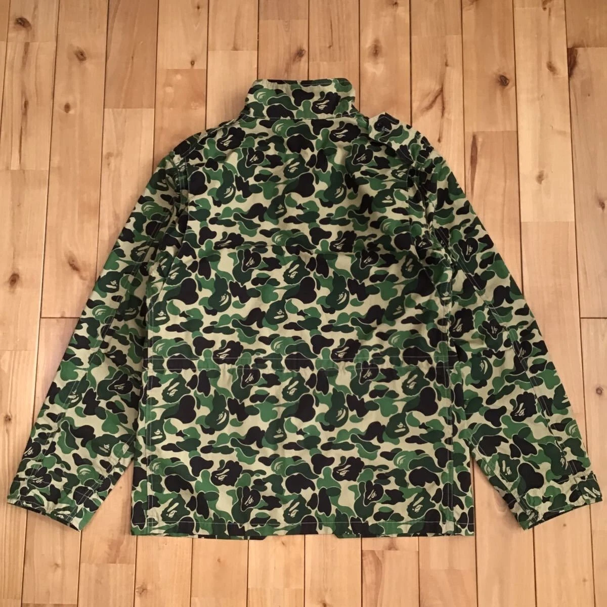 BAPE × undefeated M65 military jacket ABC camo green A Bathing Ape Size M