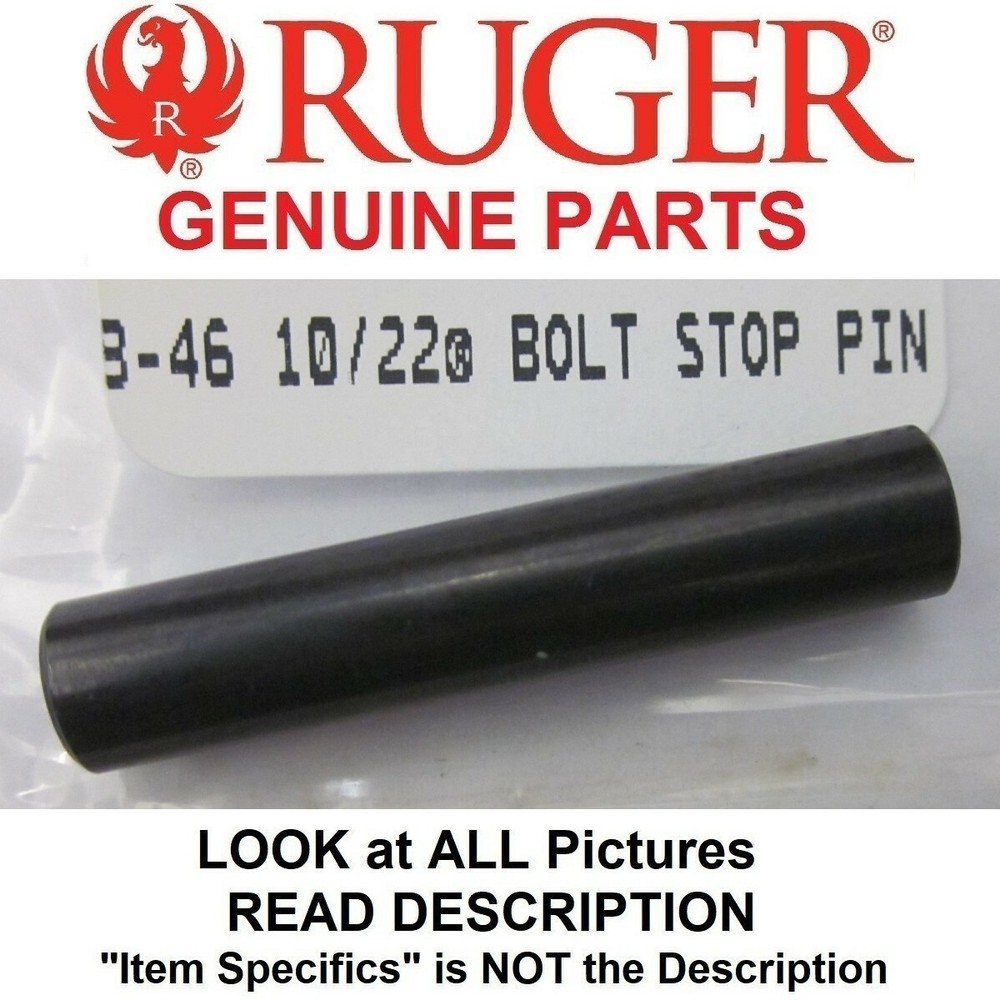 Upgrade Your Ruger 10-22 or Charger with a New Bolt Stop Pin and Buffer  