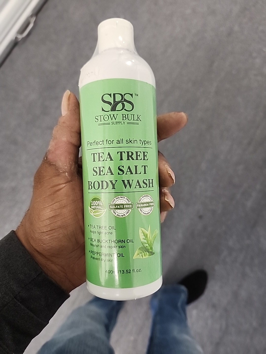 Stow Bulk Supply Tea Tree Sea Salt Body Wash