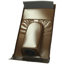 Solar Rohrdurchführung Dachdurchführung für Tondachziegel Braun 460 x 270 mm 