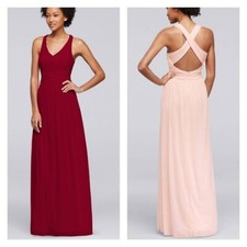 Davids Bridal red dress Size 0