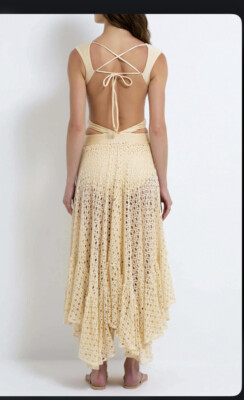 MONSTERA SLEEVELESS BEACH DRESS PATBO sand XL | eBay