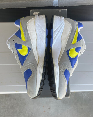 ★90s!希少レア!ナイキ エア イカルス エクストラ⑦★ Nike AIR ICARUS EXTRA Zen Grey Blue Yellow 1993 Mens Sneakers Size