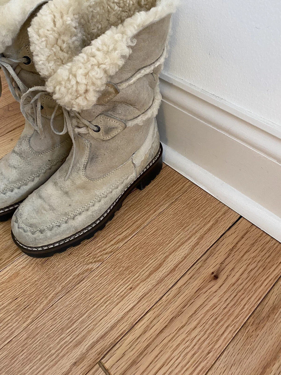 Shearling boots deals canada