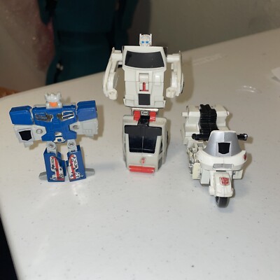 Hasbro Takara Transformer 3 figures 1986 (0381)