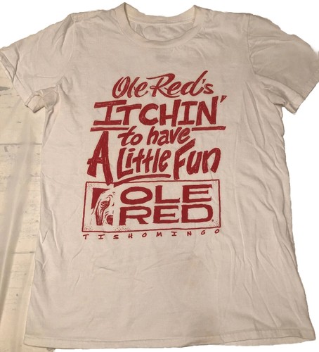 OLE RED~Blake Shelton “Ole Red Itchin’ To Have A Little Fun”~White~Mens Small~