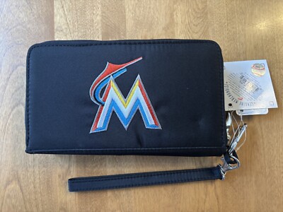 Miami Marlins MLB Deluxe Cell Phone Touch Wallet Brand New Charm14