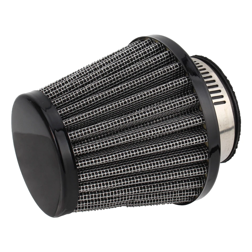 Juego de 4 cápsulas de filtro de aire pequeñas negras 39 mm para Honda CB500 CB550 CB750 1970 Foto 3 de 4