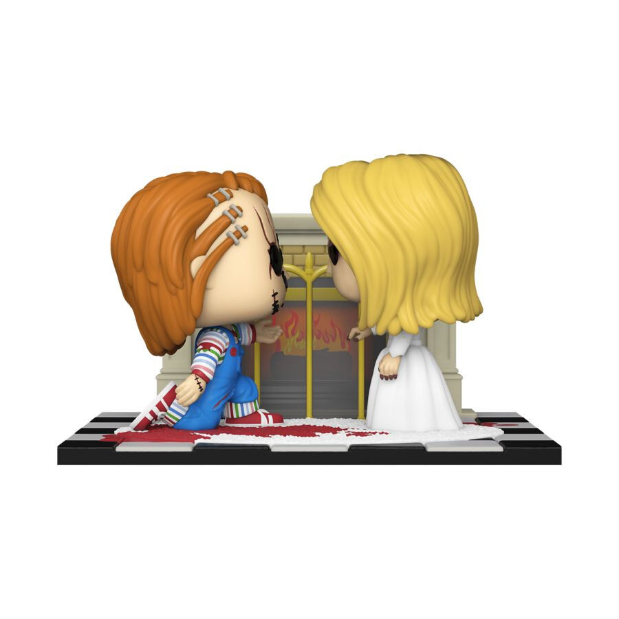 チャッキー + ティファニー フィギュア Bride of CHUCKY POP Amazon.com: Funko Bride of Chucky POP! Movies Chucky