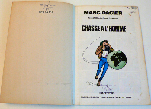MARC DACIER N°11 CHASSE À L'HOMME CHARLIER/PAAPE ED.DUPUIS COULEUR 1982 BROCHÉ - Picture 3 of 8