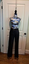 Women Black Pants Formal Career Business Size 6