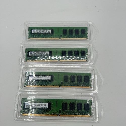 1GB Samsung DDR2-667MHz RAM PC2-5300 2Rx8 M378T2953EZ3-CE6 240-Pin DIMM -4 Units