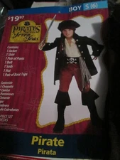 Pirate Of The Seven Seas Halloween Costume S (6) NEW