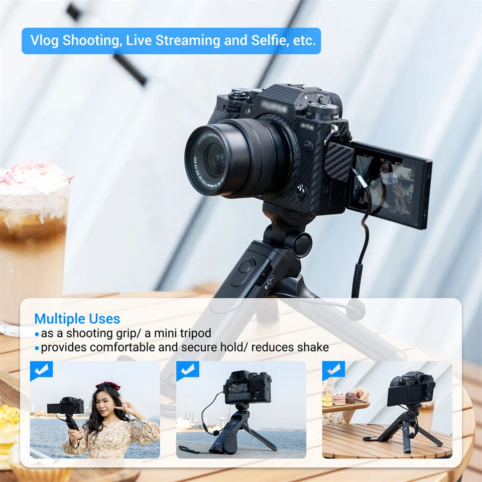 Shooting Grip Tripod Remote for Fujifilm X100VI X-H2S GFX100S GFX 50S as RR-100 - Image 4 of 4