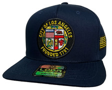 City of Los Angeles 2 logos hat navy SnapBack
