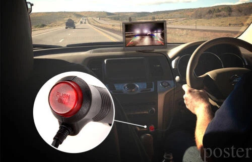 Wireless IR Backup Camera with 5" Monitor System for Trailer Pickup Truck Camper - Image 4 of 4