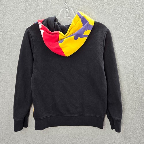 Air Jordan Boys Sweatshirt Medium Yellow Colorblock Hoodie Logo Graphic Print - Picture 6 of 10
