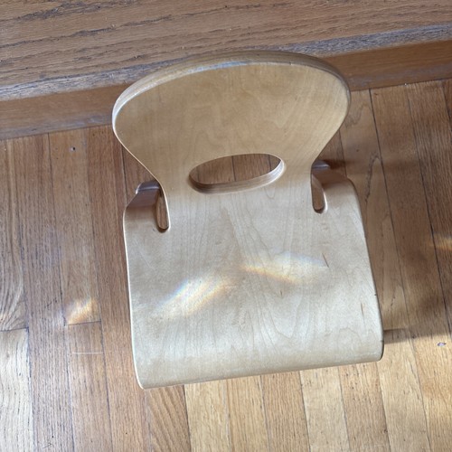 2 Vintage MCM style Community Playthings Child's Bent Plywood chairs J708-2 - Picture 7 of 22
