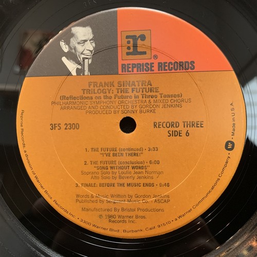 FRANK SINATRA - Trilogy: Past Present Future - REPRISE ST 3LP SET 1980 in shrink - Picture 19 of 19