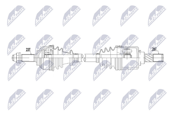 NTY Antriebswelle NPW-NS-199 FüR Nissan Micra 3 K12 16V LPG 160-image