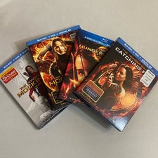 The Hunger Games Complete 4 Movie Bundle Blu-Ray with Slipcovers. Lot of 4
