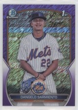 2023 Bowman Chrome Prospects Purple Shimmer Refractor /250 Dangelo Sarmiento 4pn