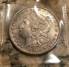 1881 S BU Uncirculated silver Morgan Dollar PL  Proof Like with Toning!!!