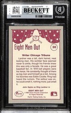 John Sayles Signed 1988 Pacific Eight Men Out #30 Card Beckett Auto 10
