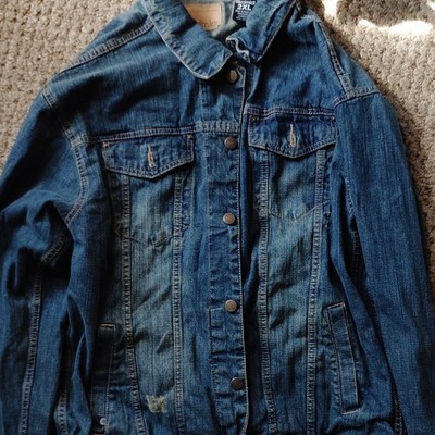 Akademiks Jeanius Men's Denim Jacket Size 2 XL 0100964
