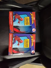 Spiderman Kids Over Ear Adjustable Headphones Volume Limiting 3.5mm Jack