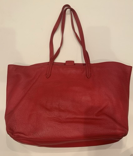 Brooks Brothers Women's Leather Tote - Red - Bild 3 von 8