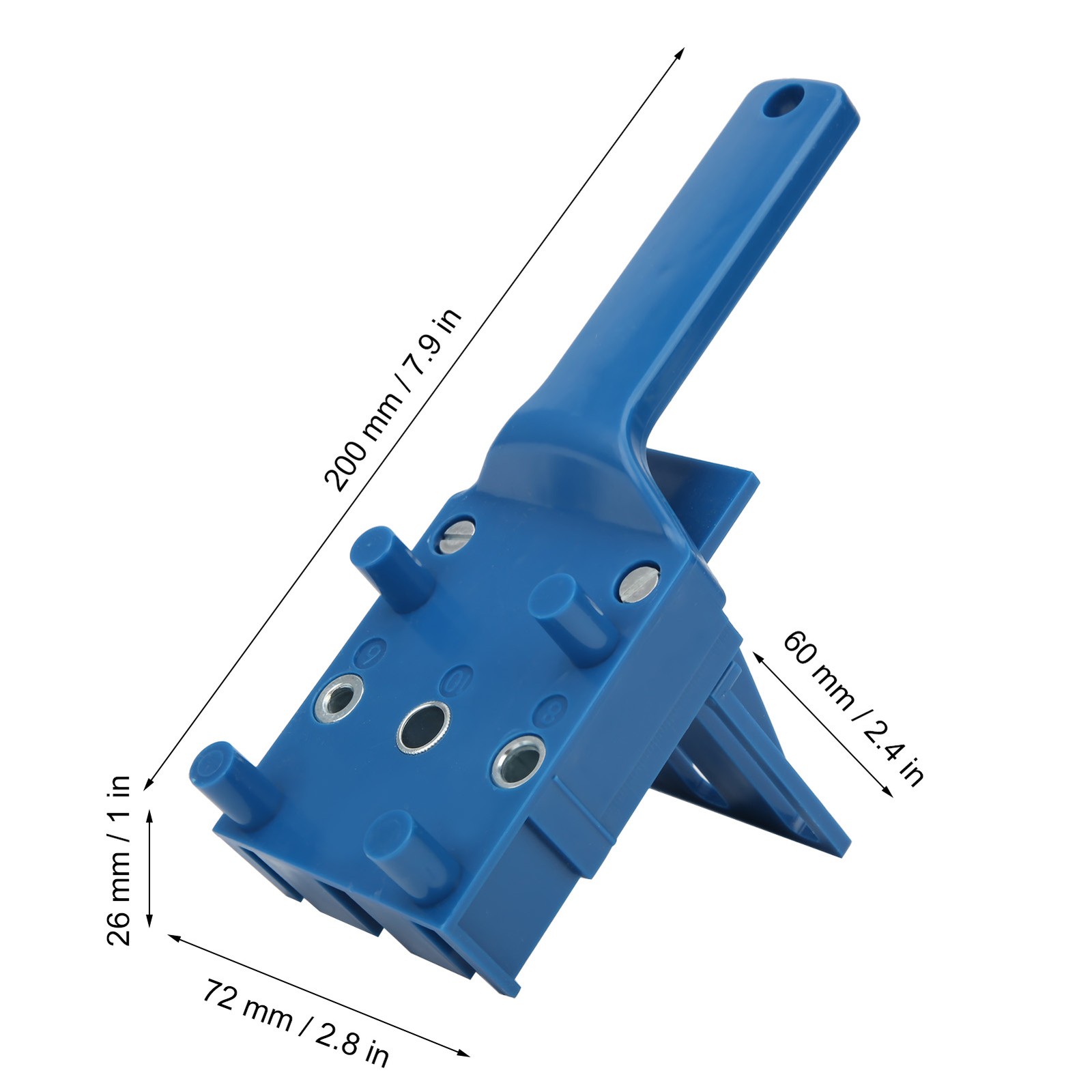 Woodworking Straight Hole Punch Locator For Carpentry Guide Hand Tool