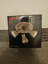 Briloner Retro Style Spotleuchte Lampe 3-flammig Metall Matt-Nickel 210x140mm